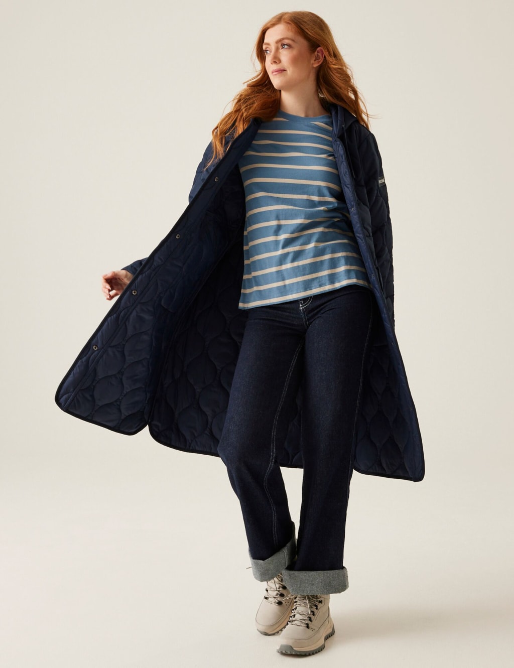 Jaycee II Quilted Hooded Longline Coat 4 of 7