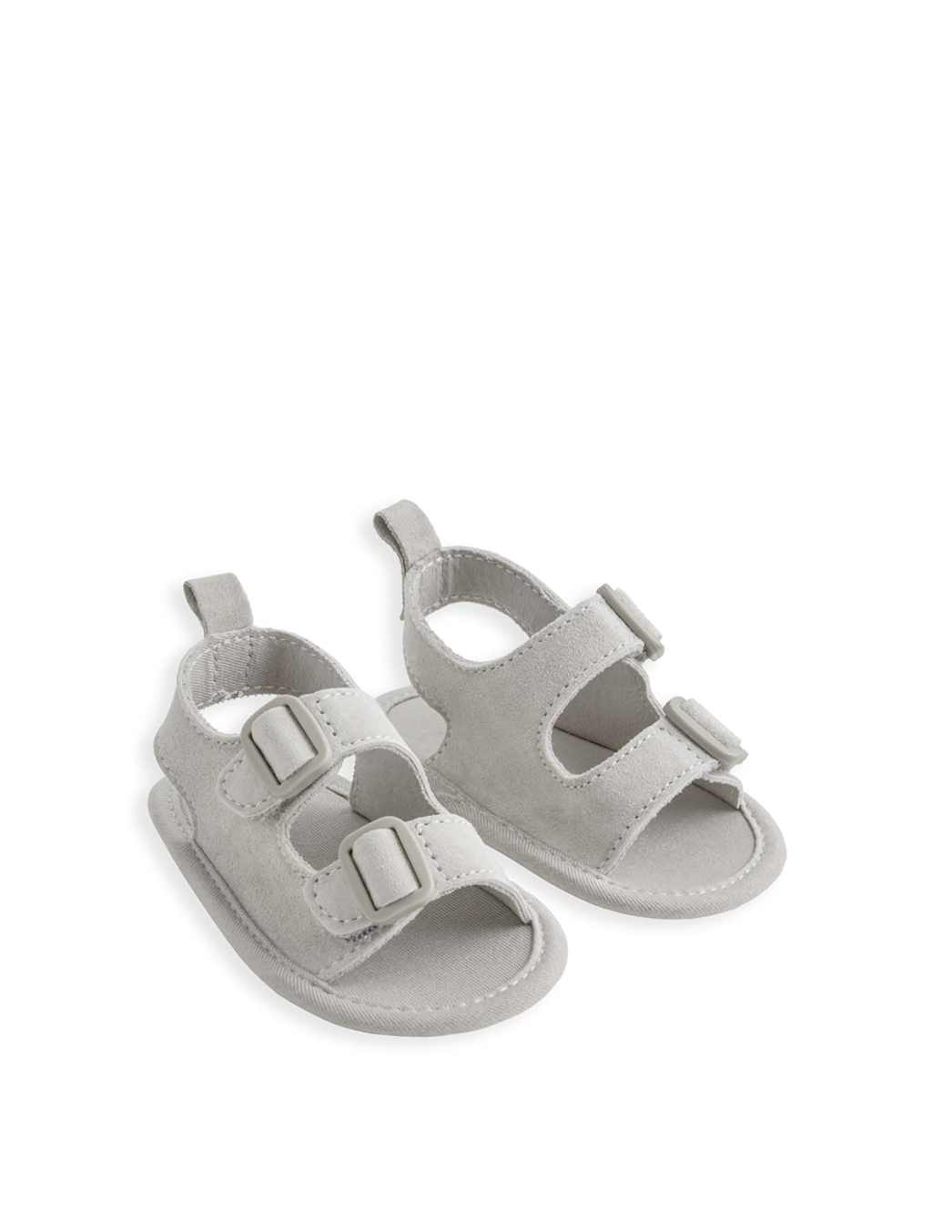 Baby Suede Riptape Pram Shoe Sandals (0-12 Mths) 2 of 2