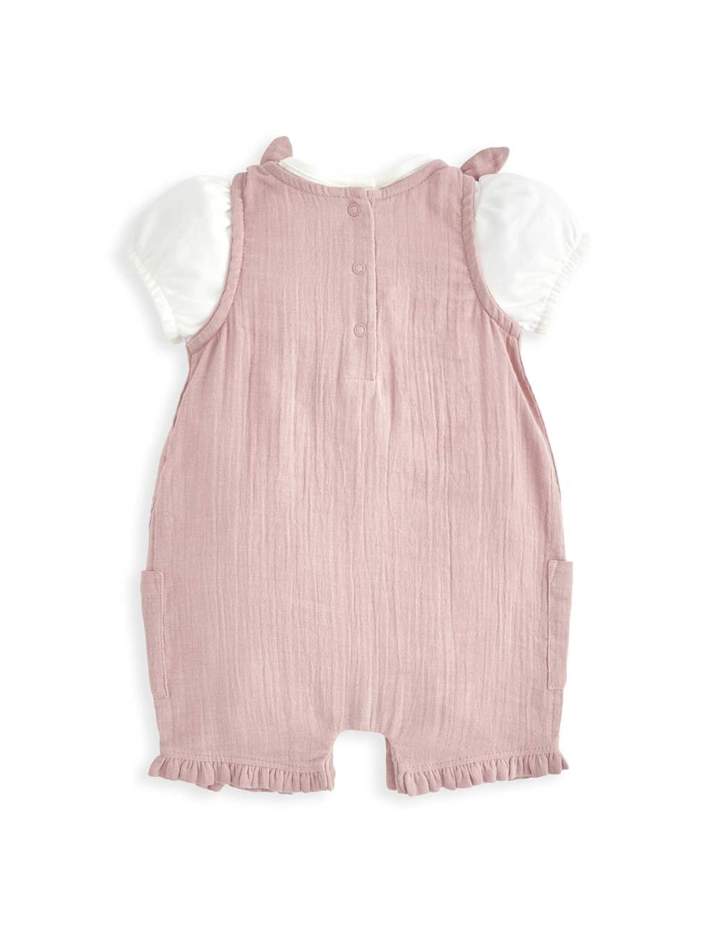 2pc Pure Cotton Floral Outfit (0-12 Mths) 3 of 5