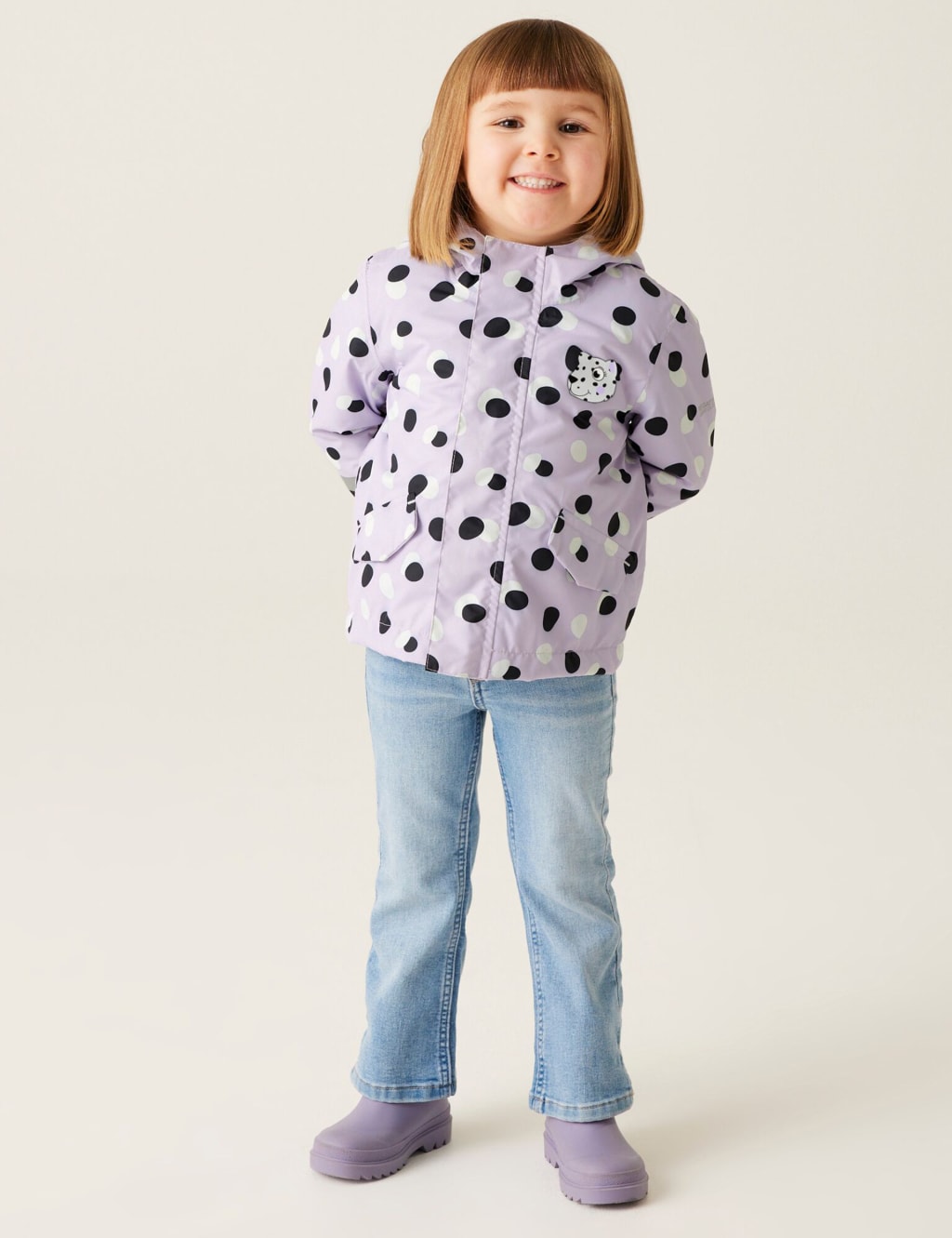 Animal Rainy Day Hooded Spotted Raincoat (6 Mths-6 Yrs) 3 of 6