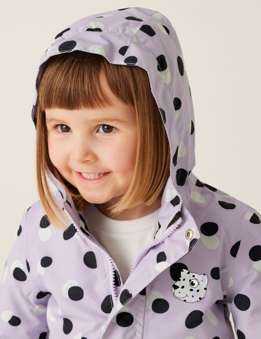 Animal Rainy Day Hooded Spotted Raincoat (6 Mths-6 Yrs) 5 of 6