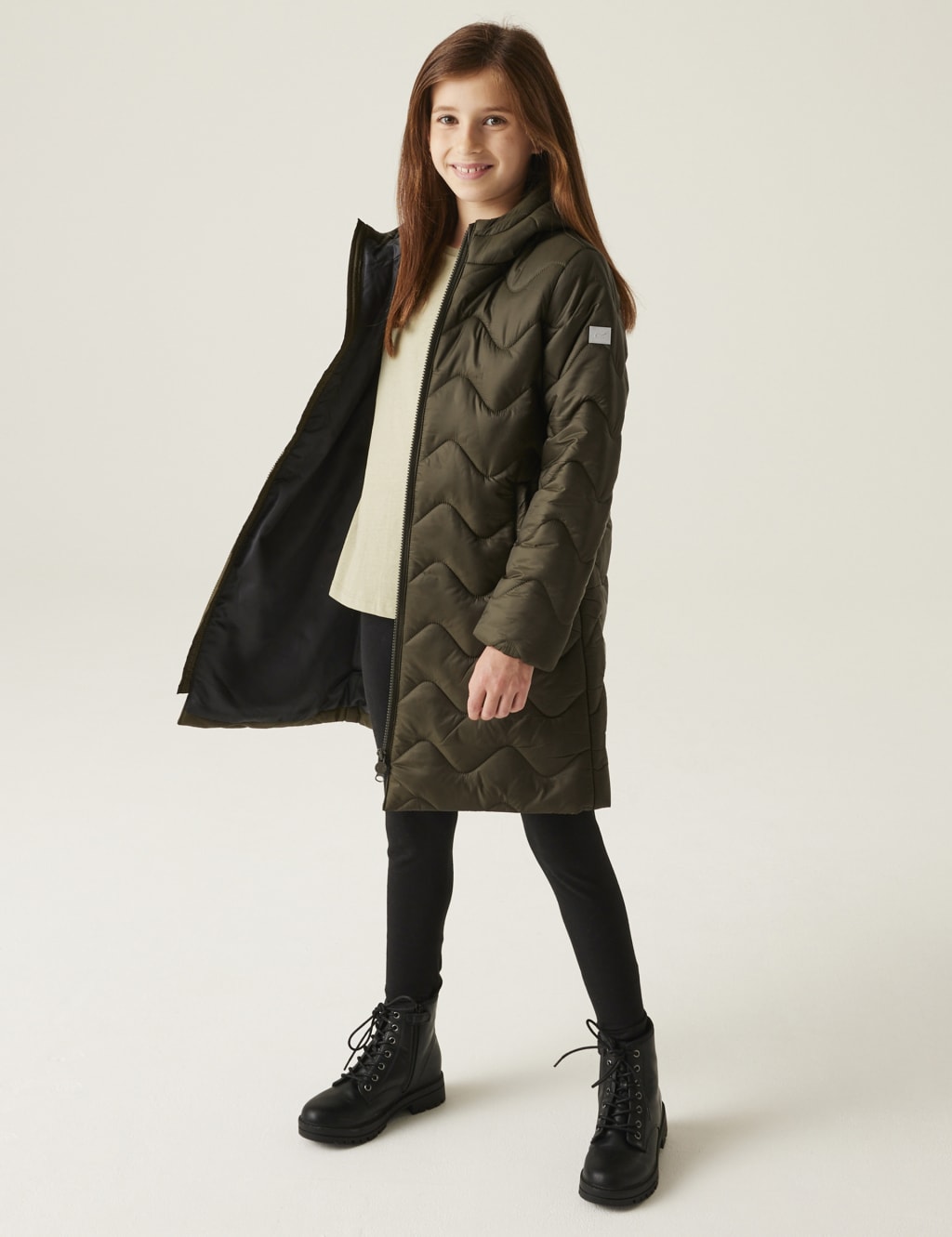 Cambrie Hooded Padded Coat (3-14 Yrs) 4 of 5