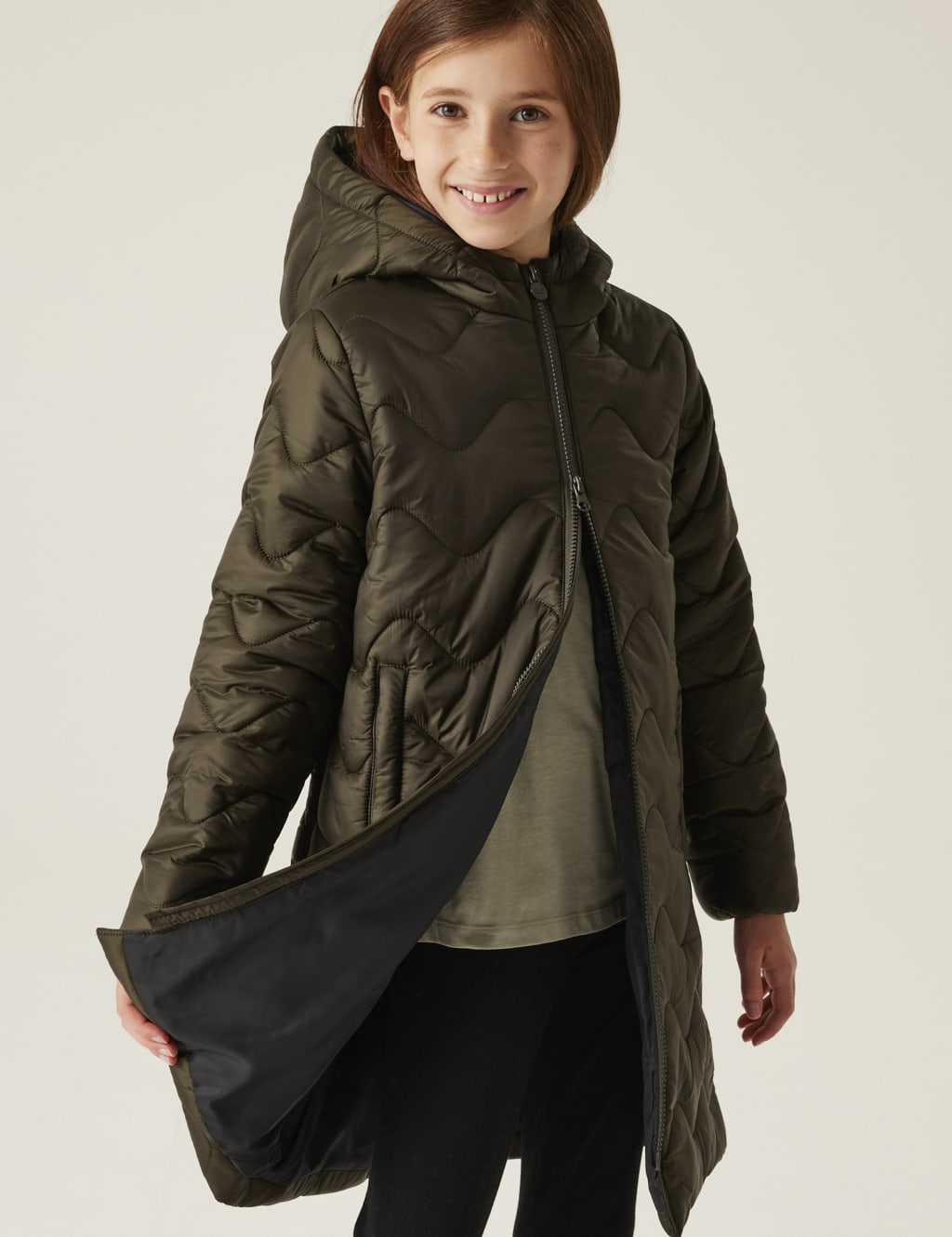 Cambrie Hooded Padded Coat (3-14 Yrs) 5 of 5