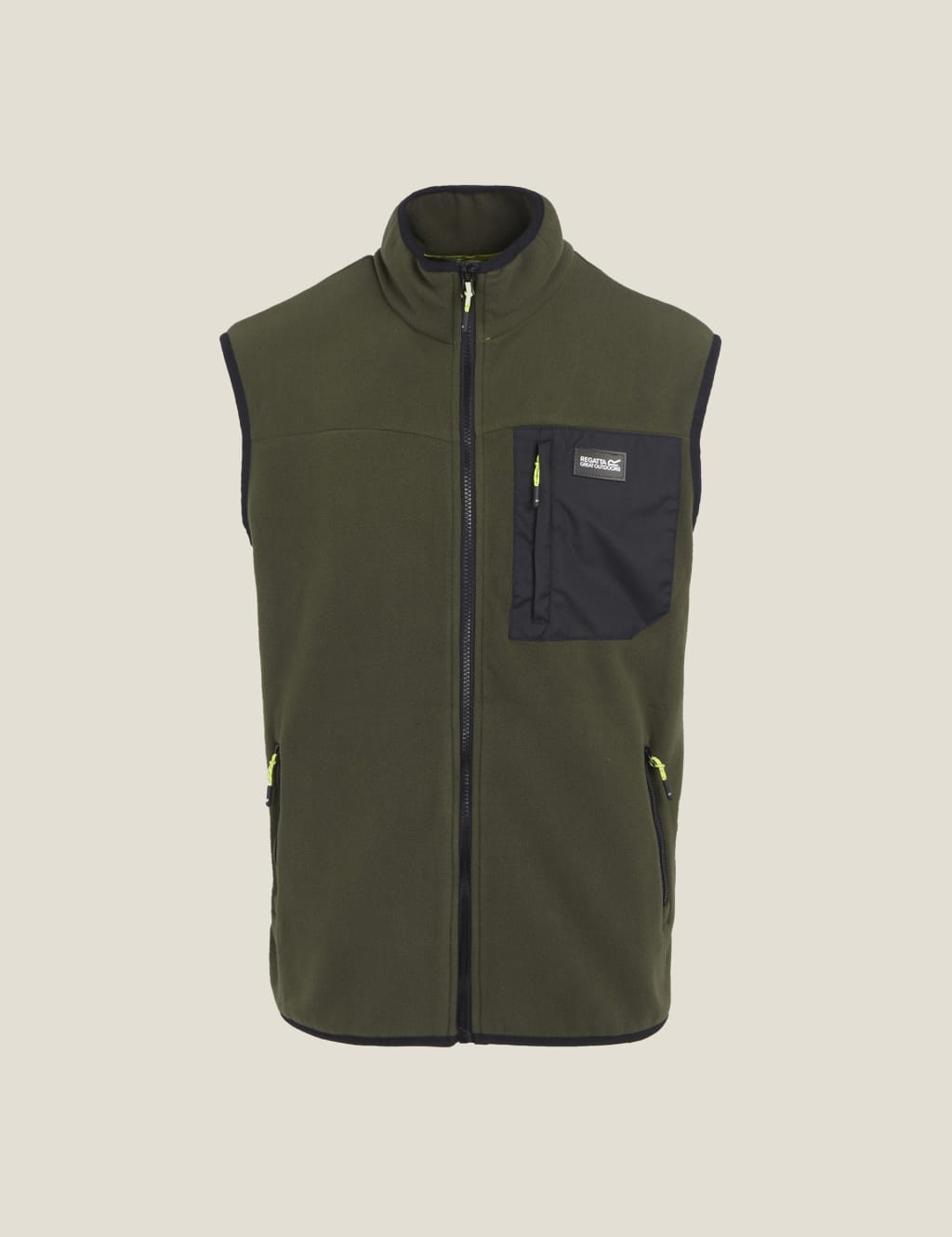Frankie Fleece Funnel Neck Zip Up Gilet 2 of 6