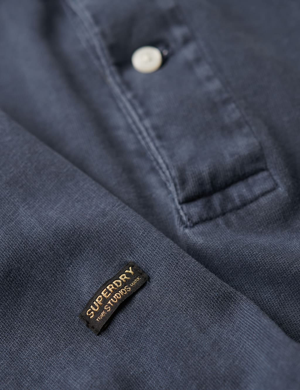 Pure Cotton Long Sleeve Polo Shirt 5 of 5