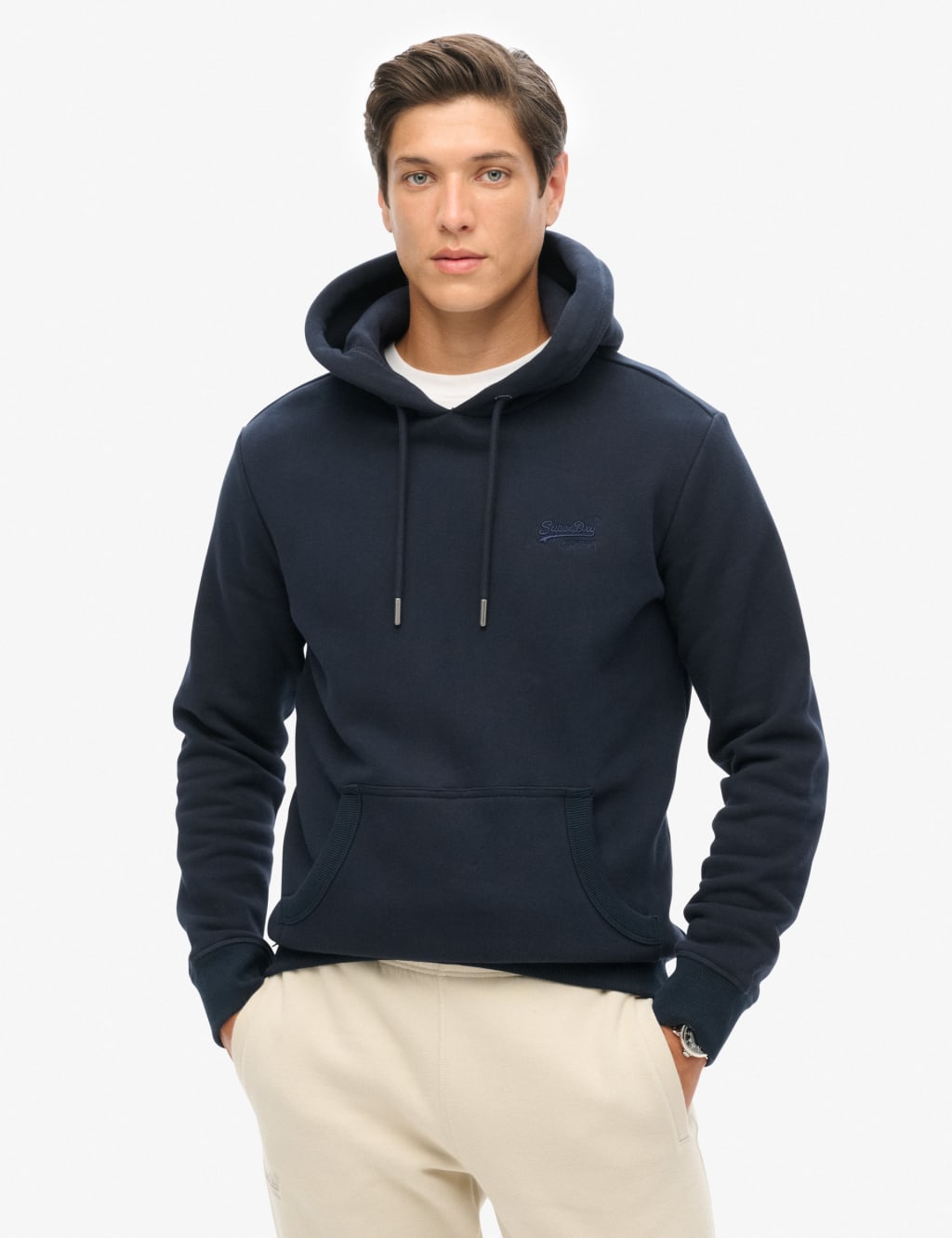 Cotton Rich Logo Hoodie Superdry M S