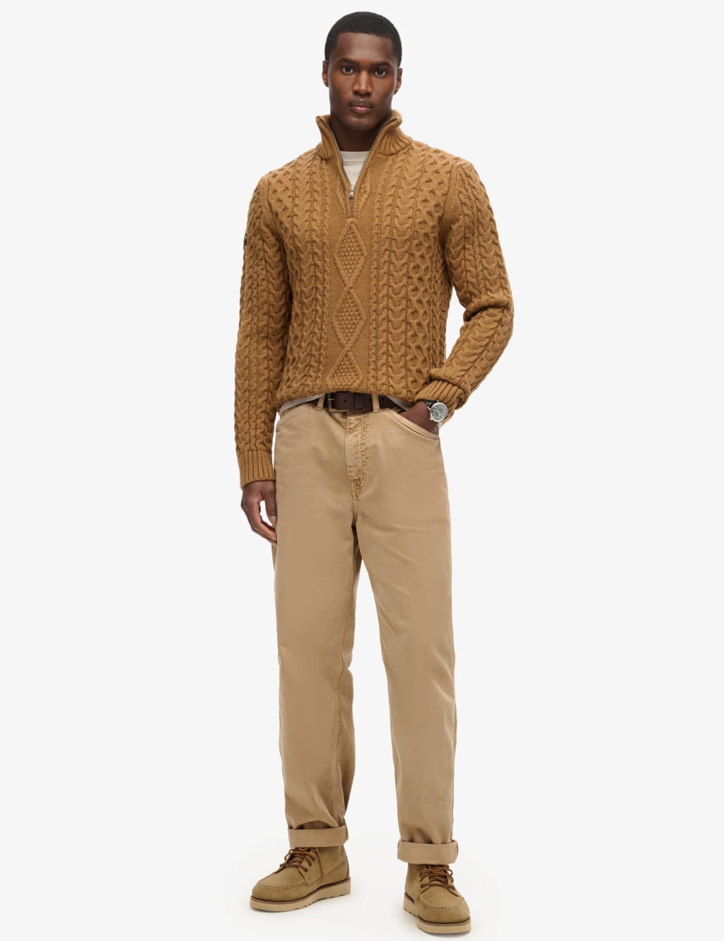 Wool Blend Half Zip Jumper 4 of 5