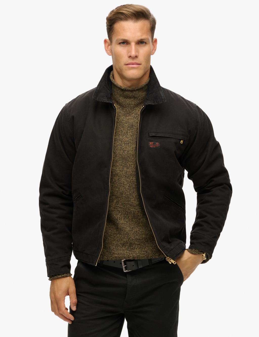 Pure Cotton Harrington Jacket Superdry M S