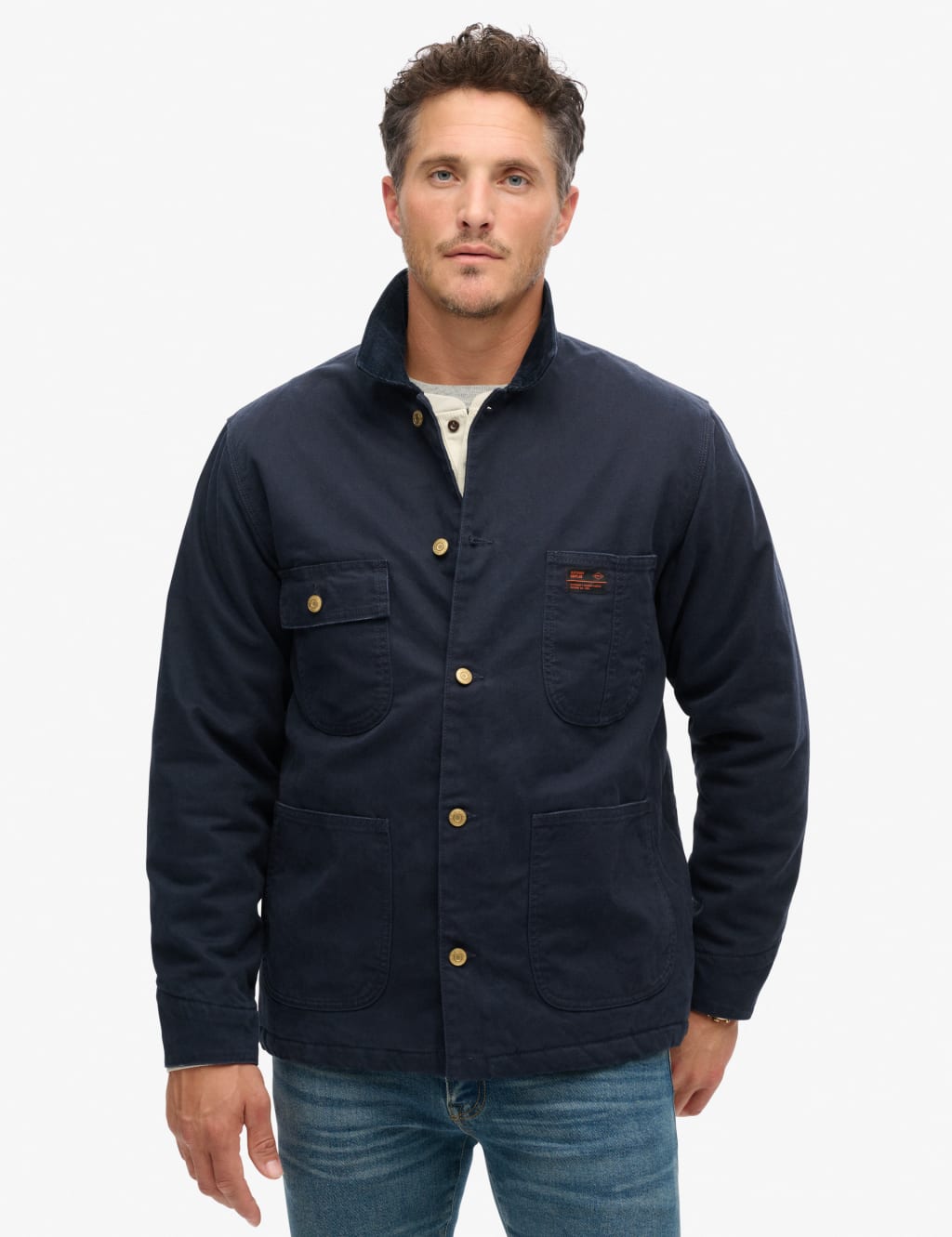 Pure Cotton Utility Chore Jacket 2 of 7