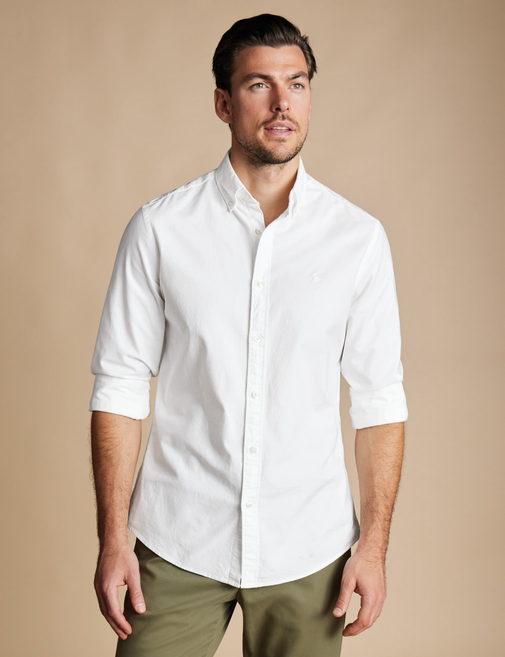 Pure Cotton Stretch Oxford Shirt 3 of 6
