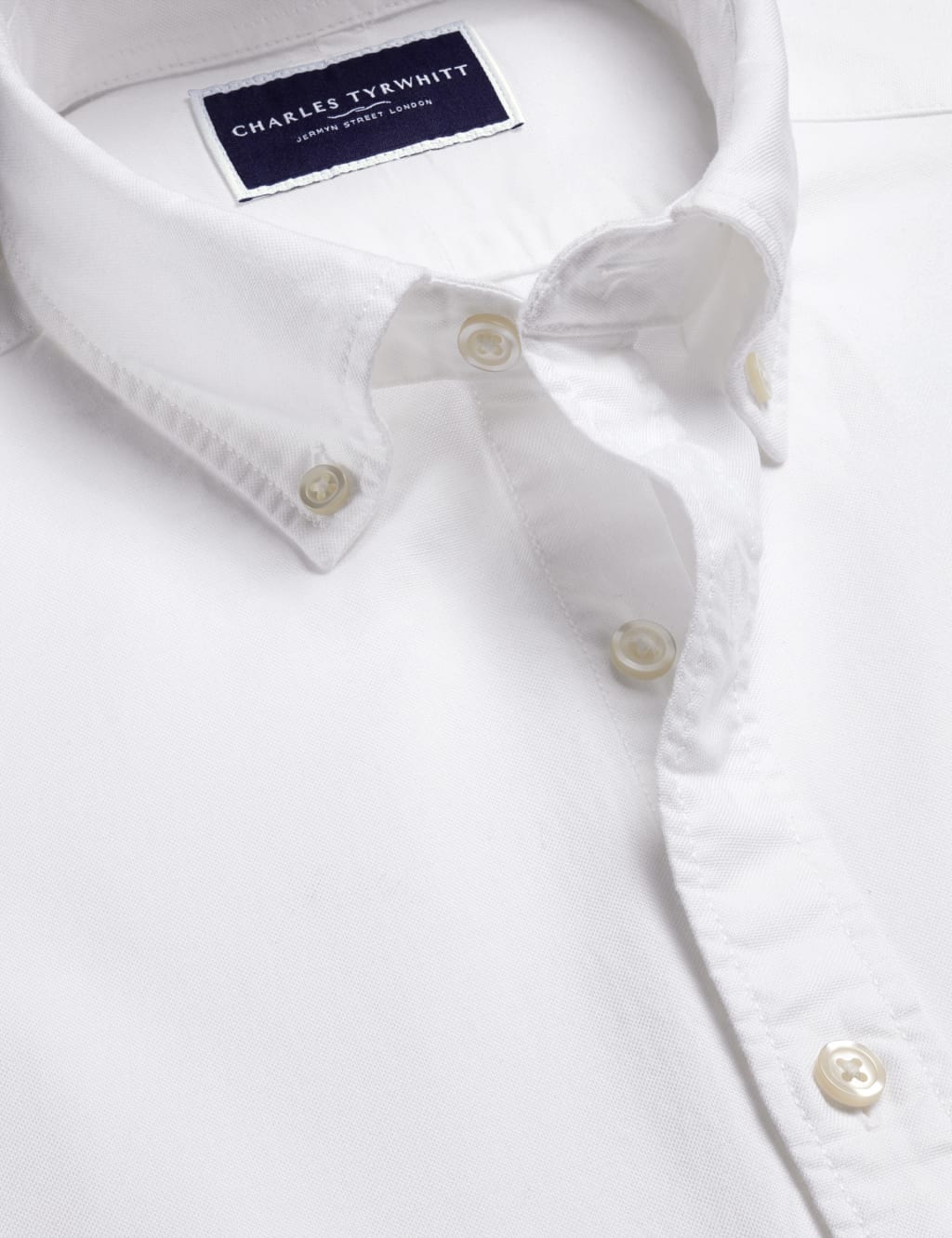 Slim Fit Cotton Stretch Oxford Shirt 4 of 4