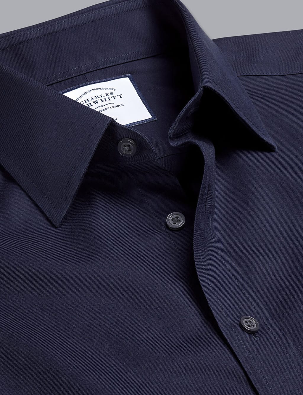 Regular Fit Non Iron Pure Cotton Twill Shirt 4 of 5