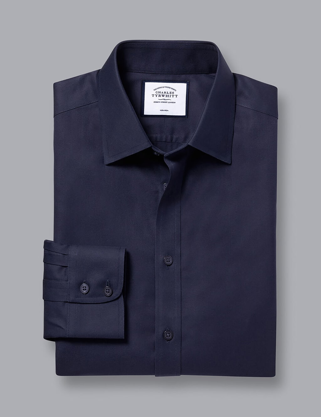 Regular Fit Non Iron Pure Cotton Twill Shirt 5 of 5