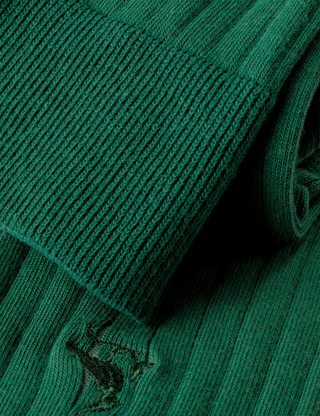 Pure Cotton Ribbed Socks 2 of 2