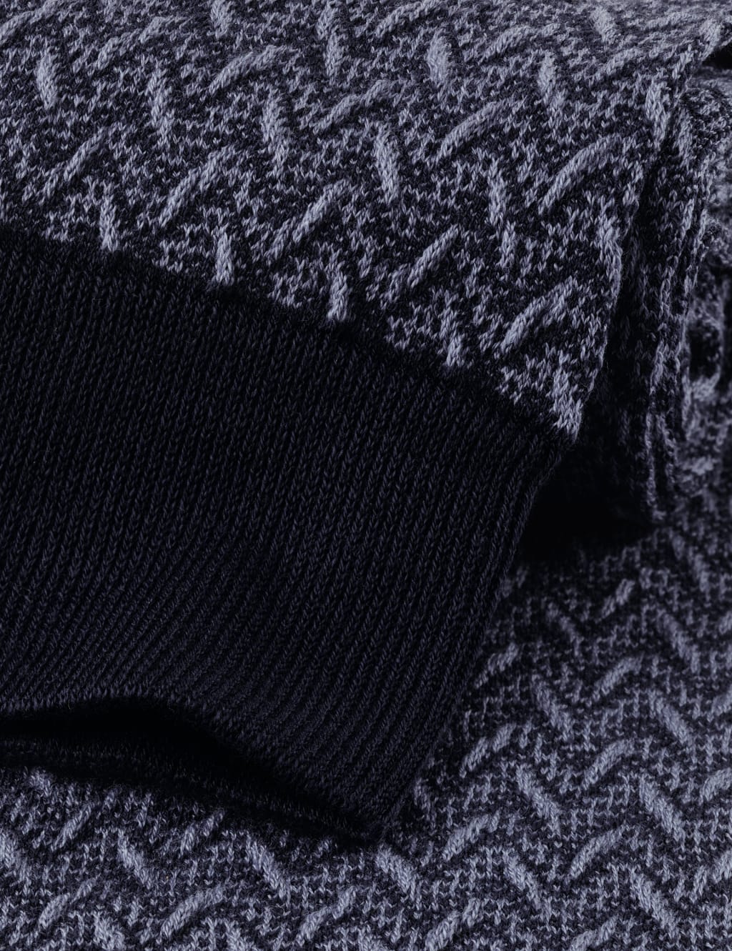 Herringbone Cotton Rich Socks 2 of 2