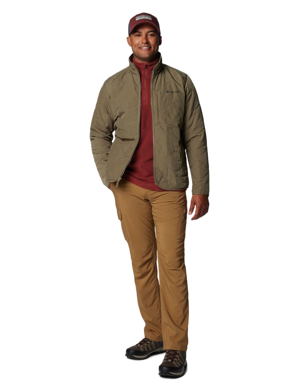 Quilted Funnel Neck Raincoat 3 of 7