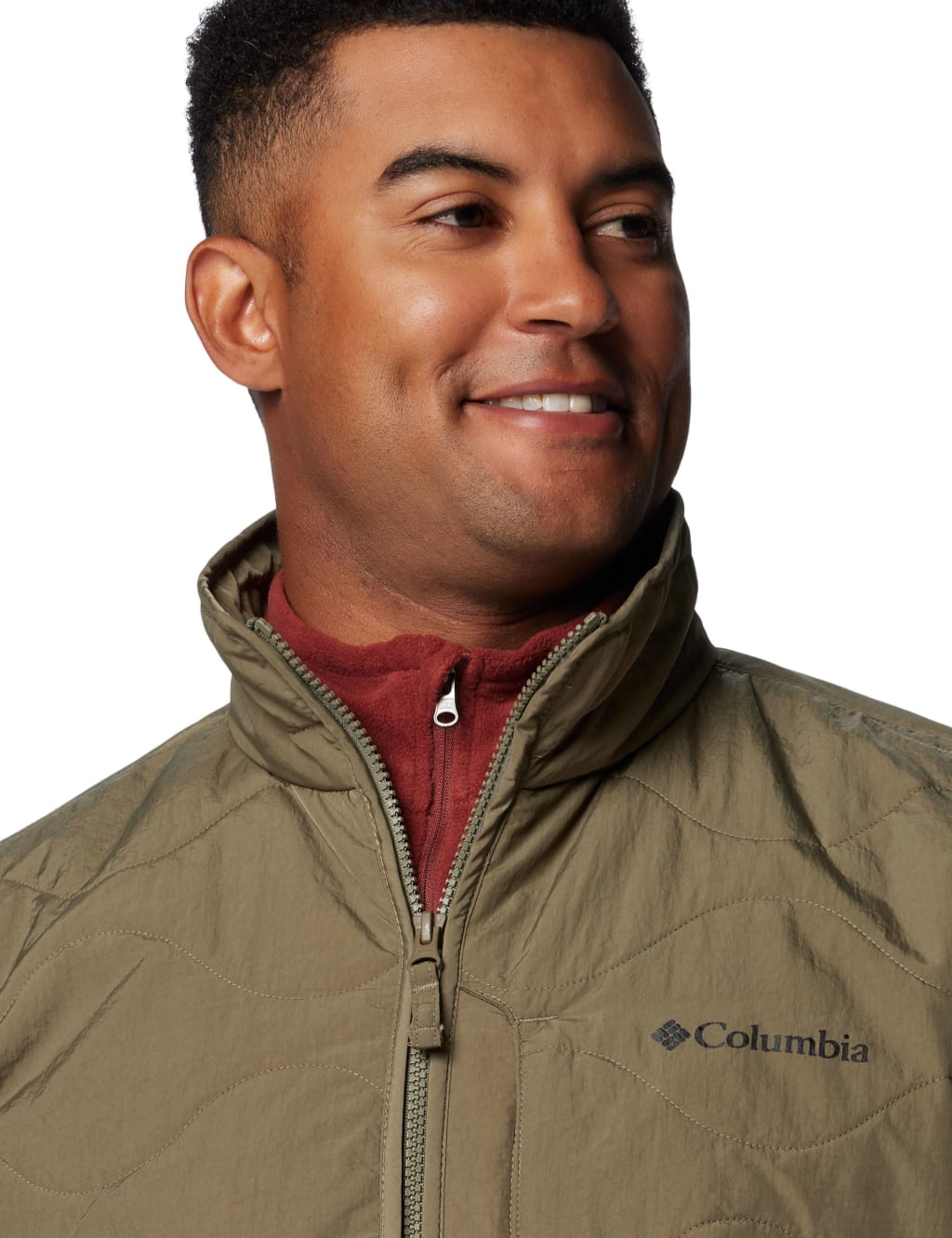Quilted Funnel Neck Raincoat 5 of 7