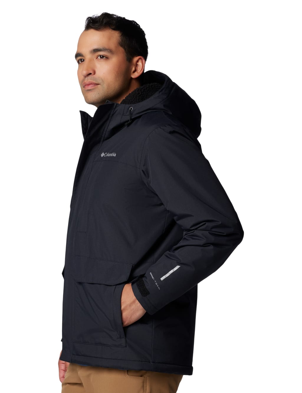 Sherpa Lined Hooded Raincoat