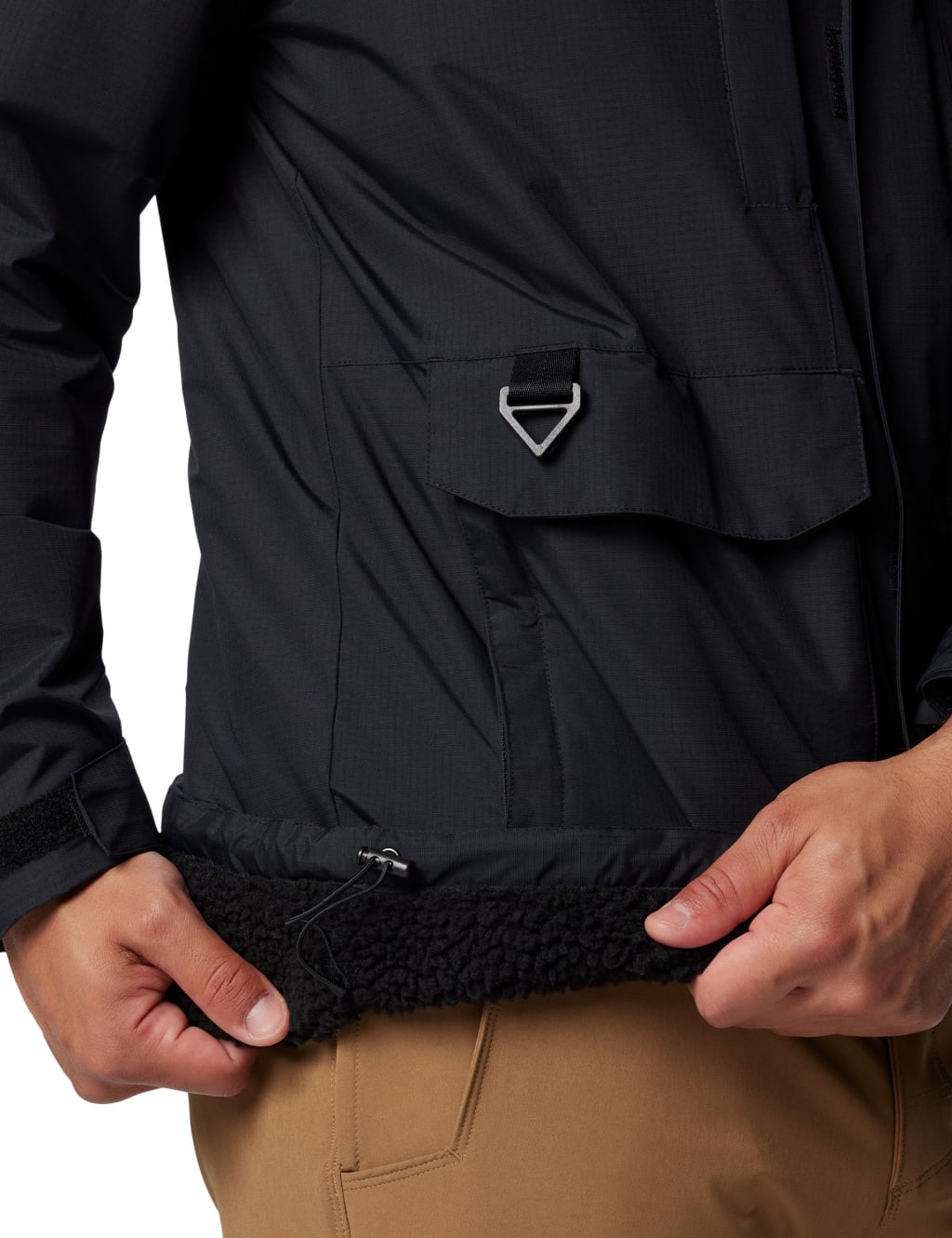 Sherpa Lined Hooded Raincoat 8 of 9
