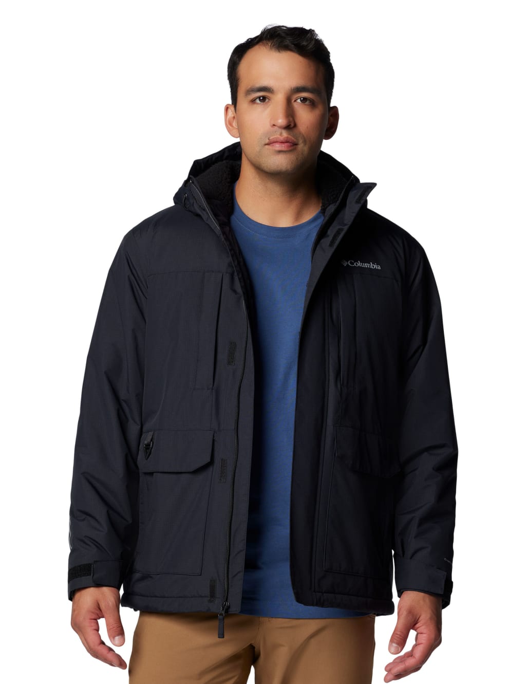 Lined raincoat with hood cheap