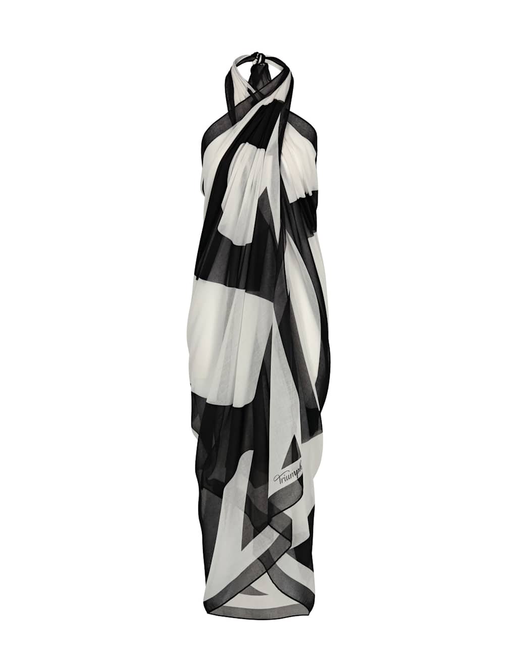 Printed Geometric Sarong 2 of 5
