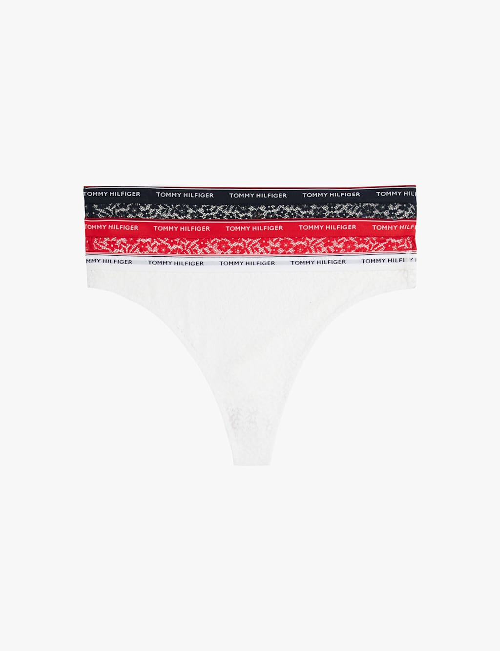 3pk Premium Essentials Lace Thongs 2 of 9