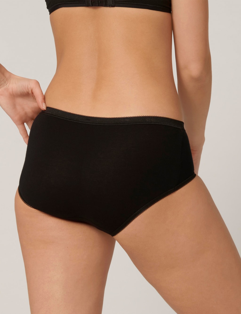3pk Cotton Rich High Waisted Midi Knickers 4 of 5