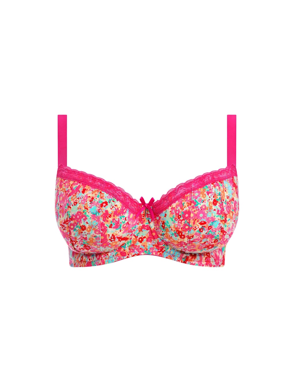 Flirt Floral Wired Half Cup Bra (DD+) 2 of 5