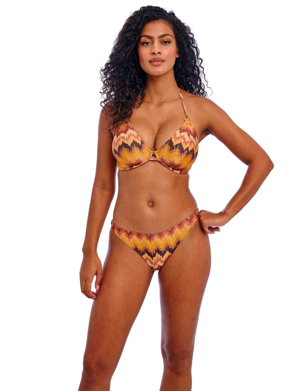 Arizona Wave Italini Striped Bikini Bottoms 3 of 5