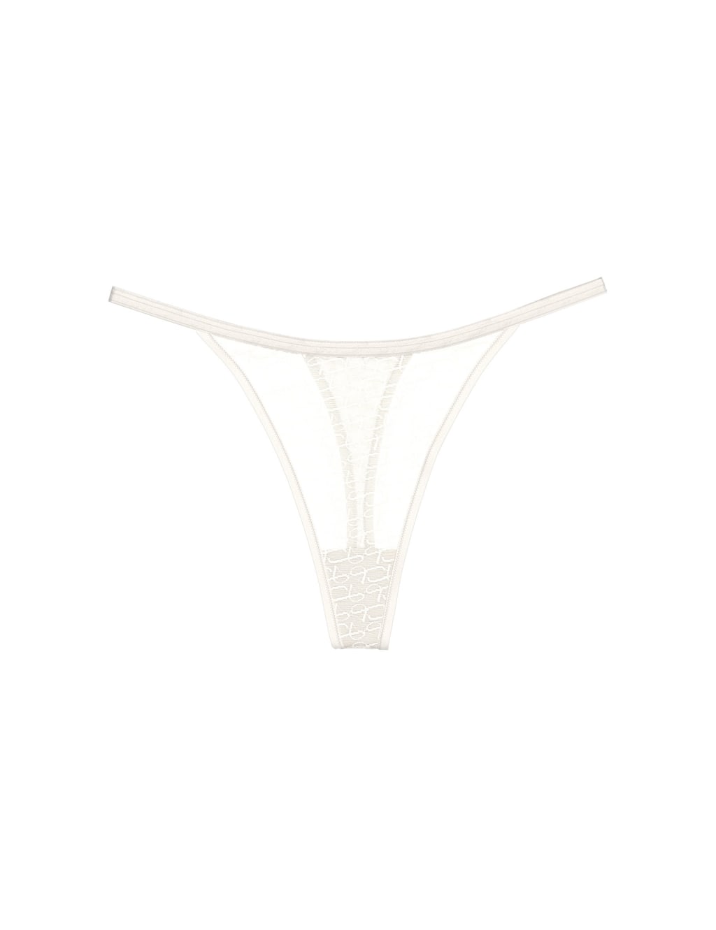 Signature Sheer High Leg Thong 2 of 5