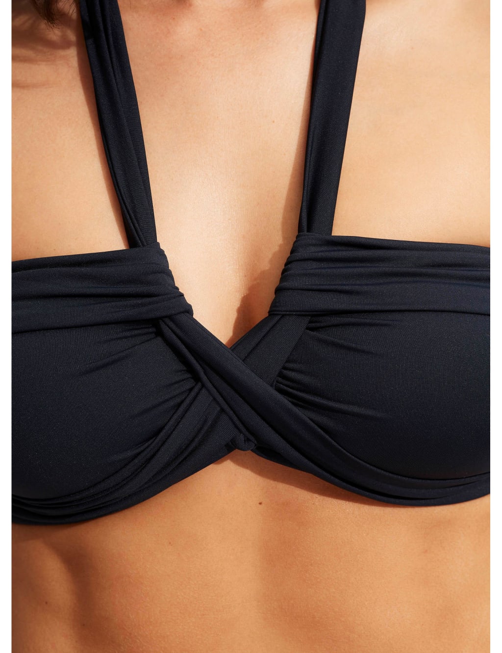Collective Padded Halterneck Bandeau Bikini Top 2 of 8