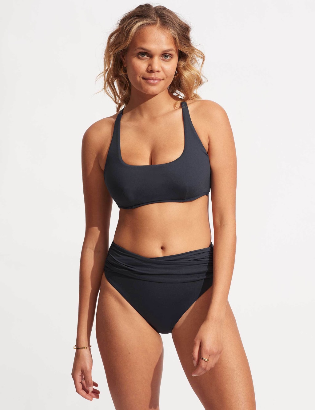 Collective High Waisted High Leg Bikini Bottoms 4 of 7