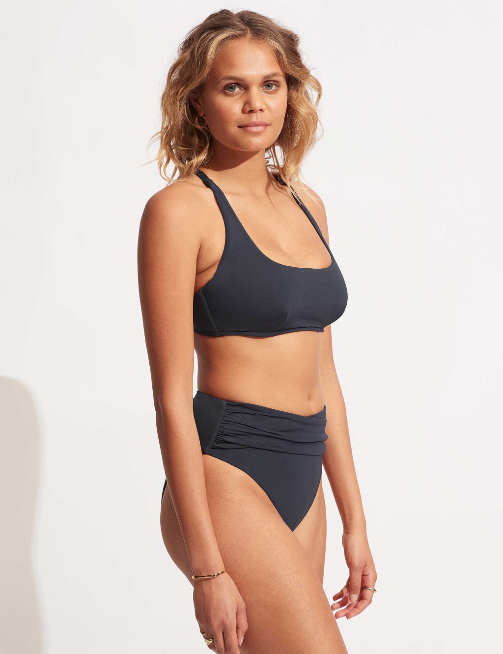Collective High Waisted High Leg Bikini Bottoms 6 of 7