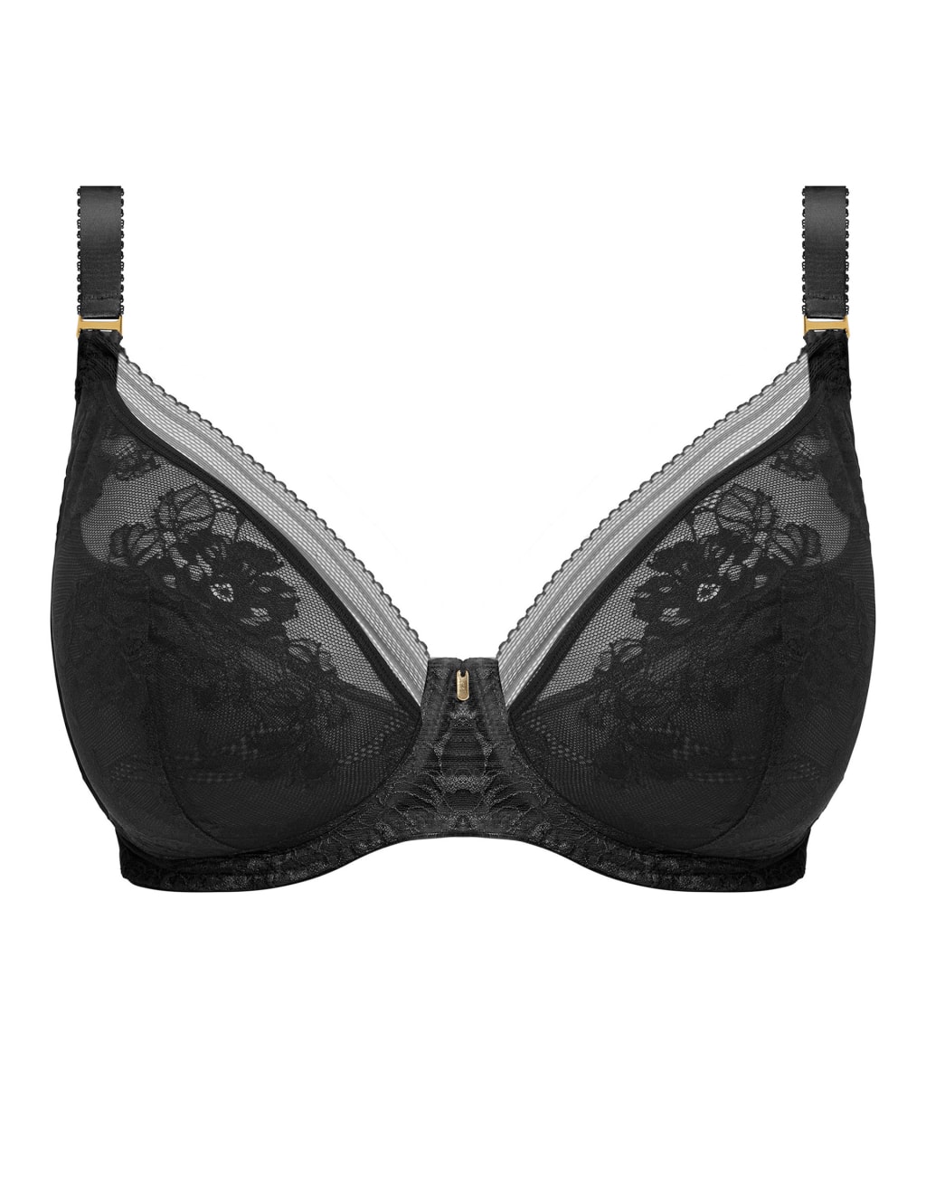 Fusion Lace Wired Plunge Bra 2 of 4