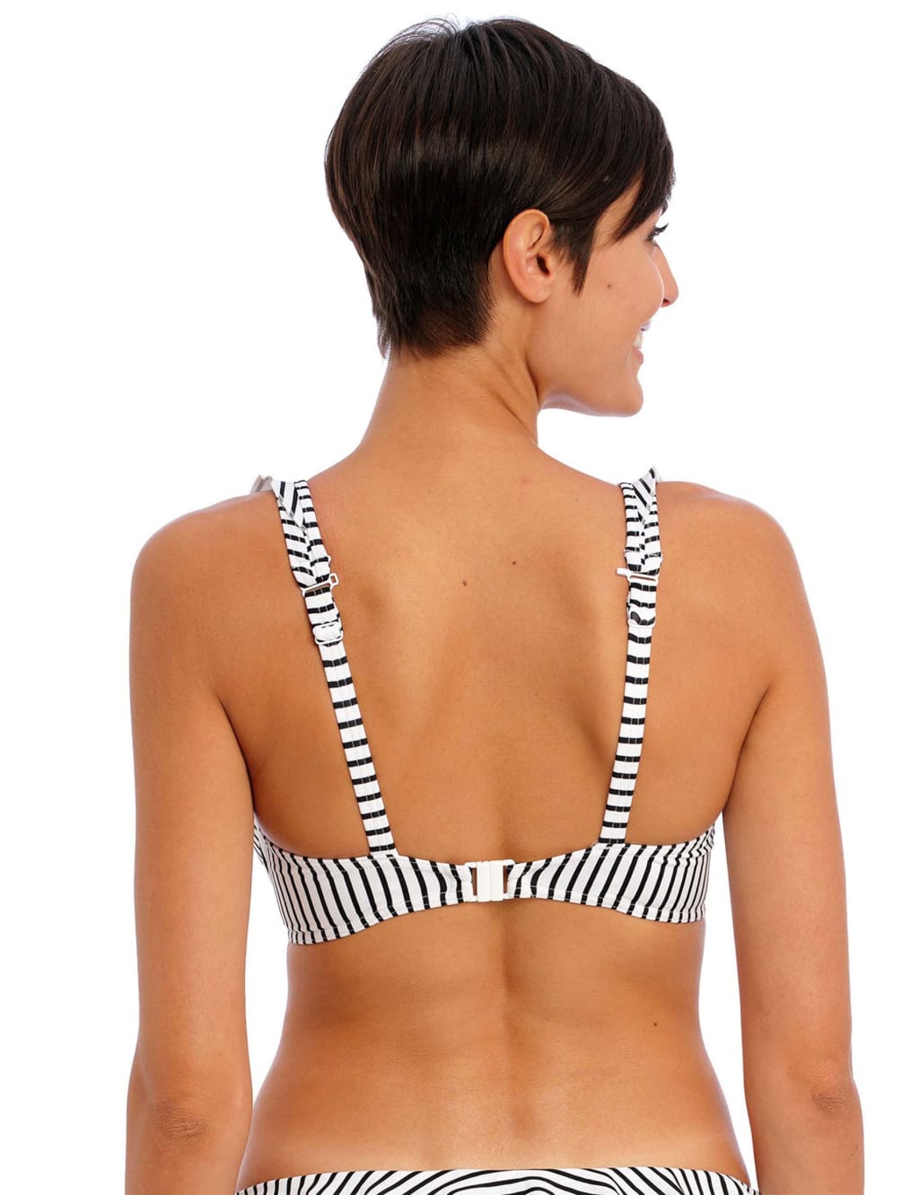 Jewel Cove Printed Wired Plunge Bikini Top 3 of 4