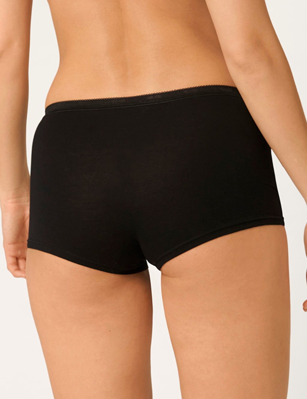 Basic+ Cotton Rich High Waisted Shorts 3 of 5