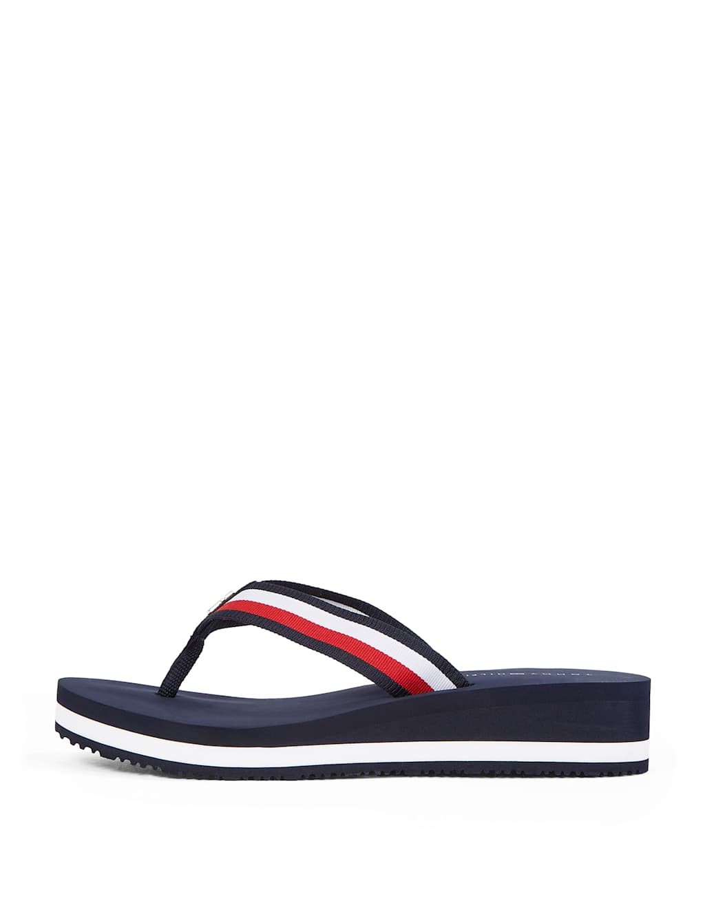 Corporate Striped Wedge Toe Thong Sandals 3 of 6