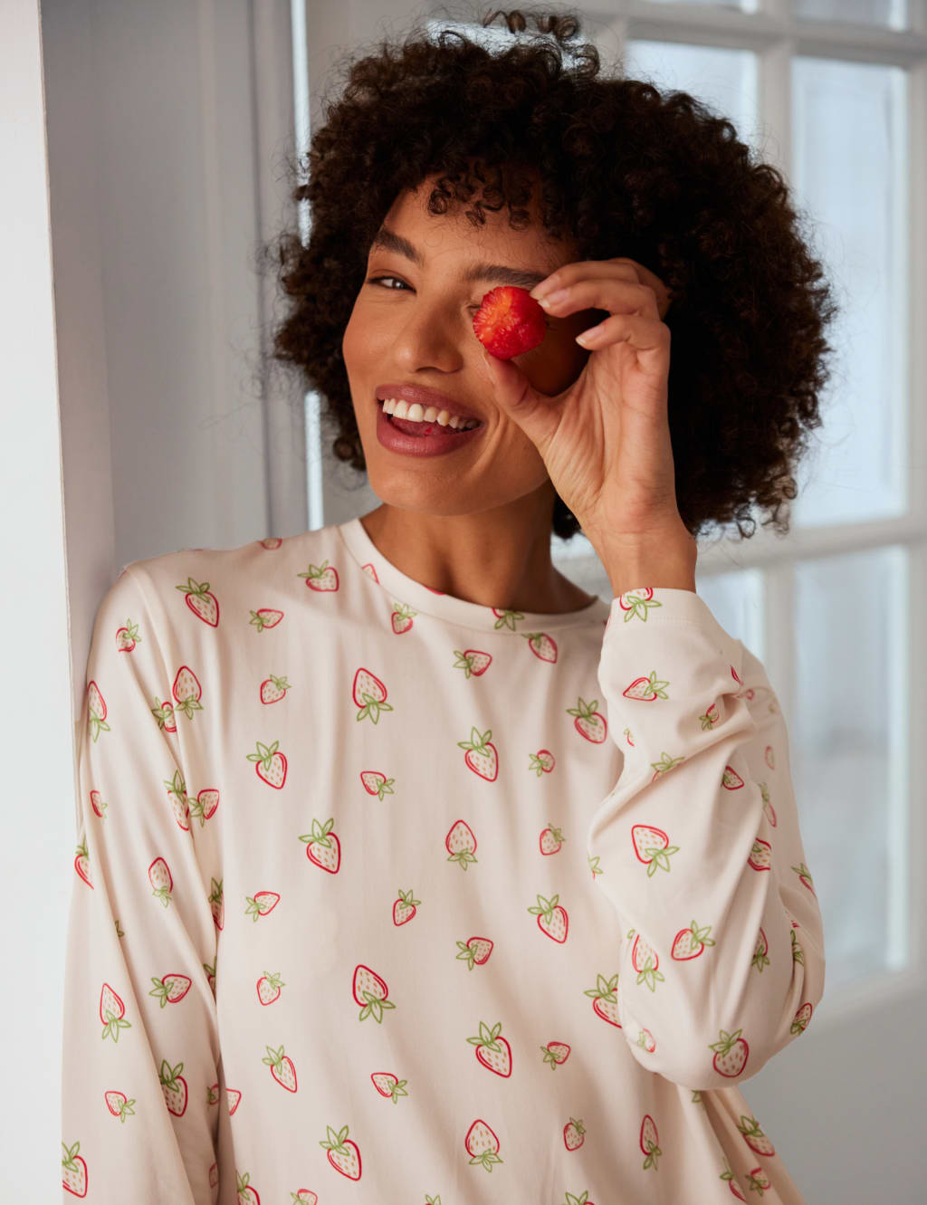 Strawberry Print Pyjama Set 2 of 4