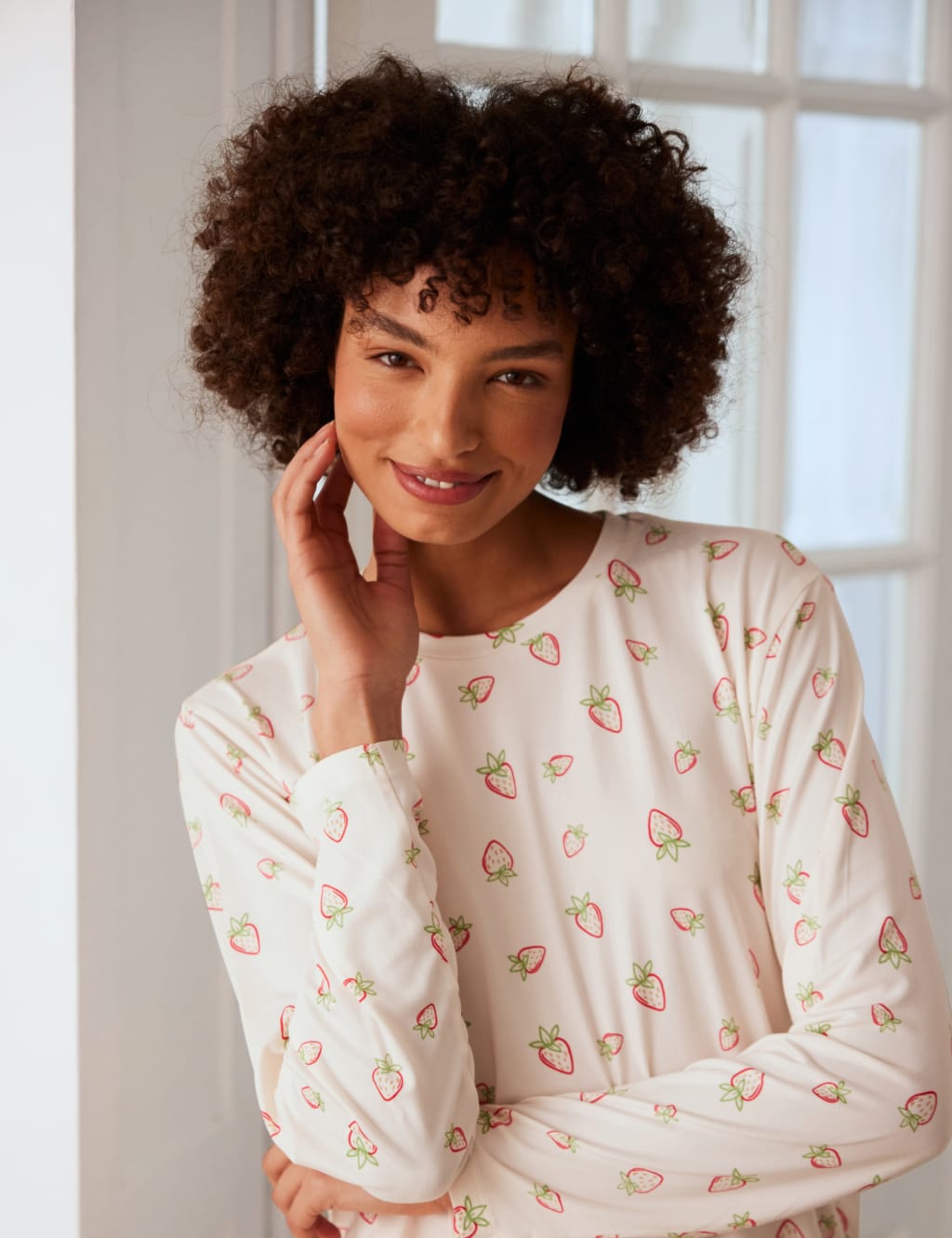 Strawberry Print Pyjama Set 3 of 4