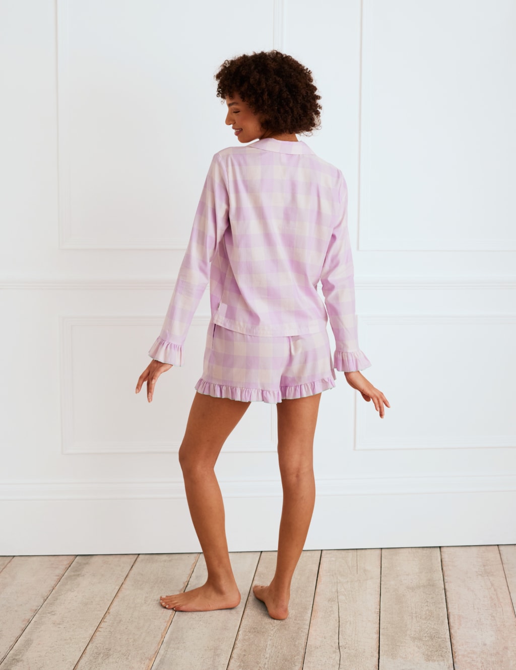 Pure Cotton Check Pyjama Set 5 of 5