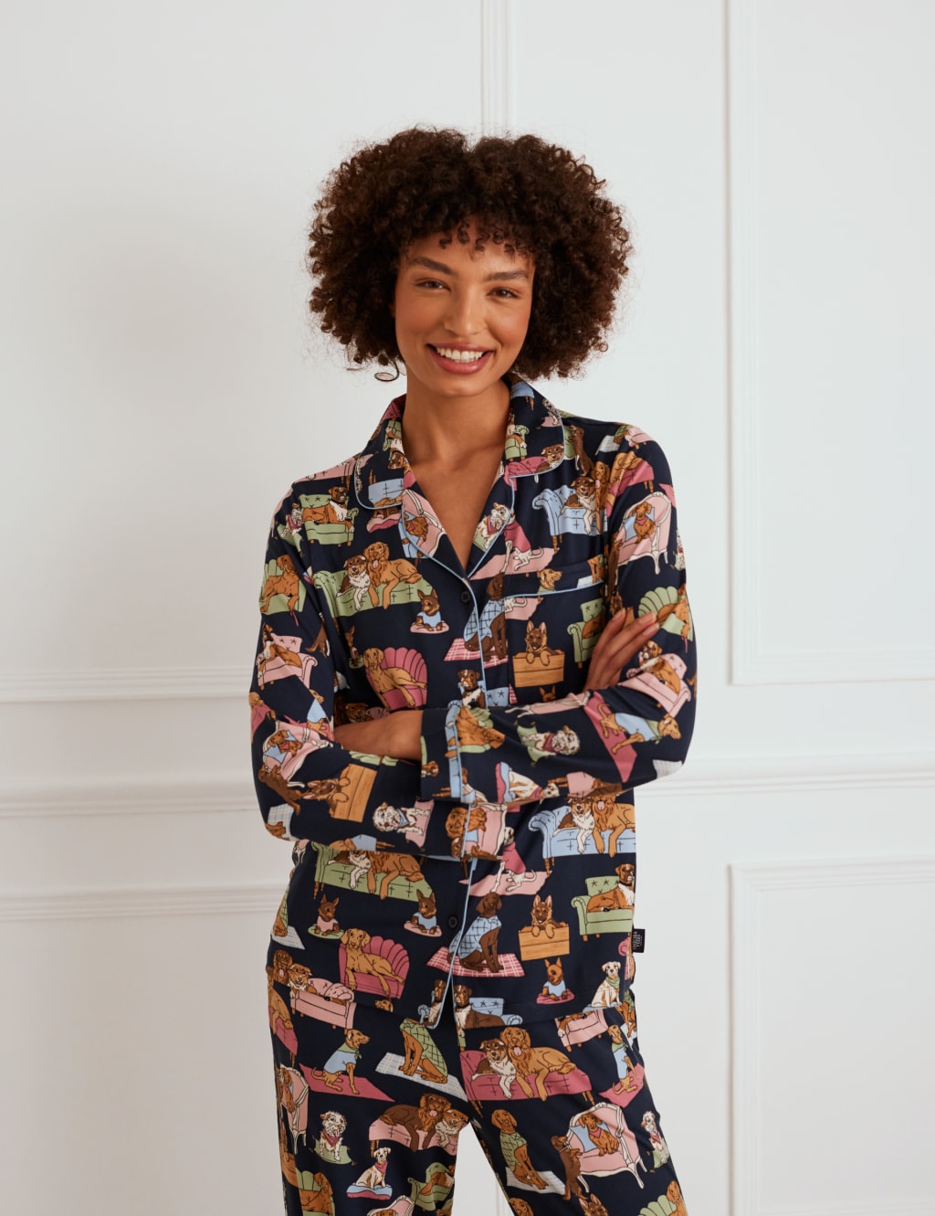 Dog Print Pyjama Set 3 of 5