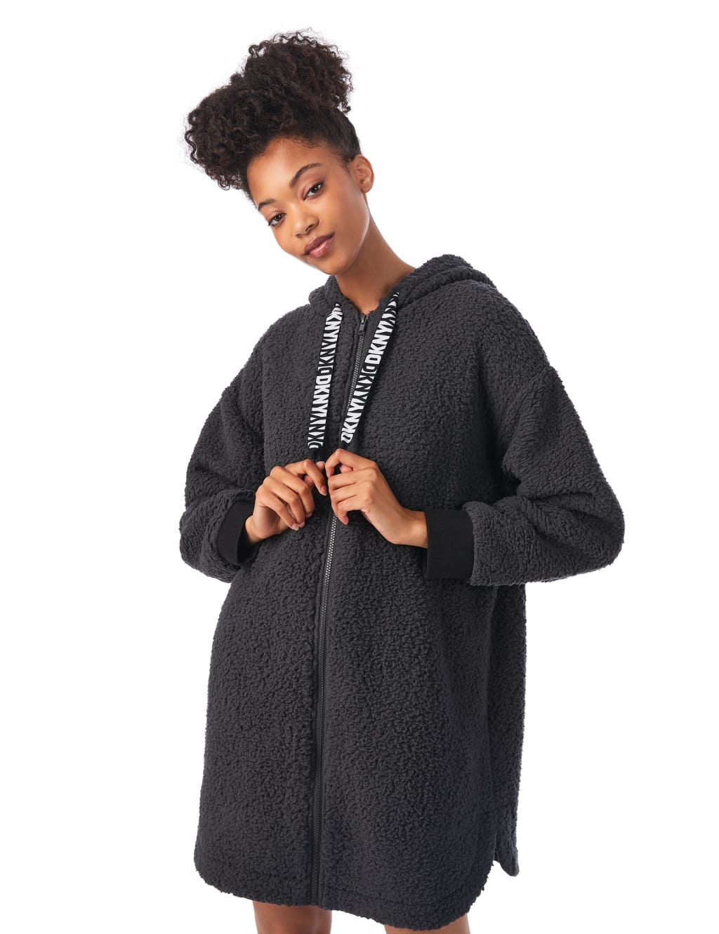 Fleece Hooded Robe 4 of 4