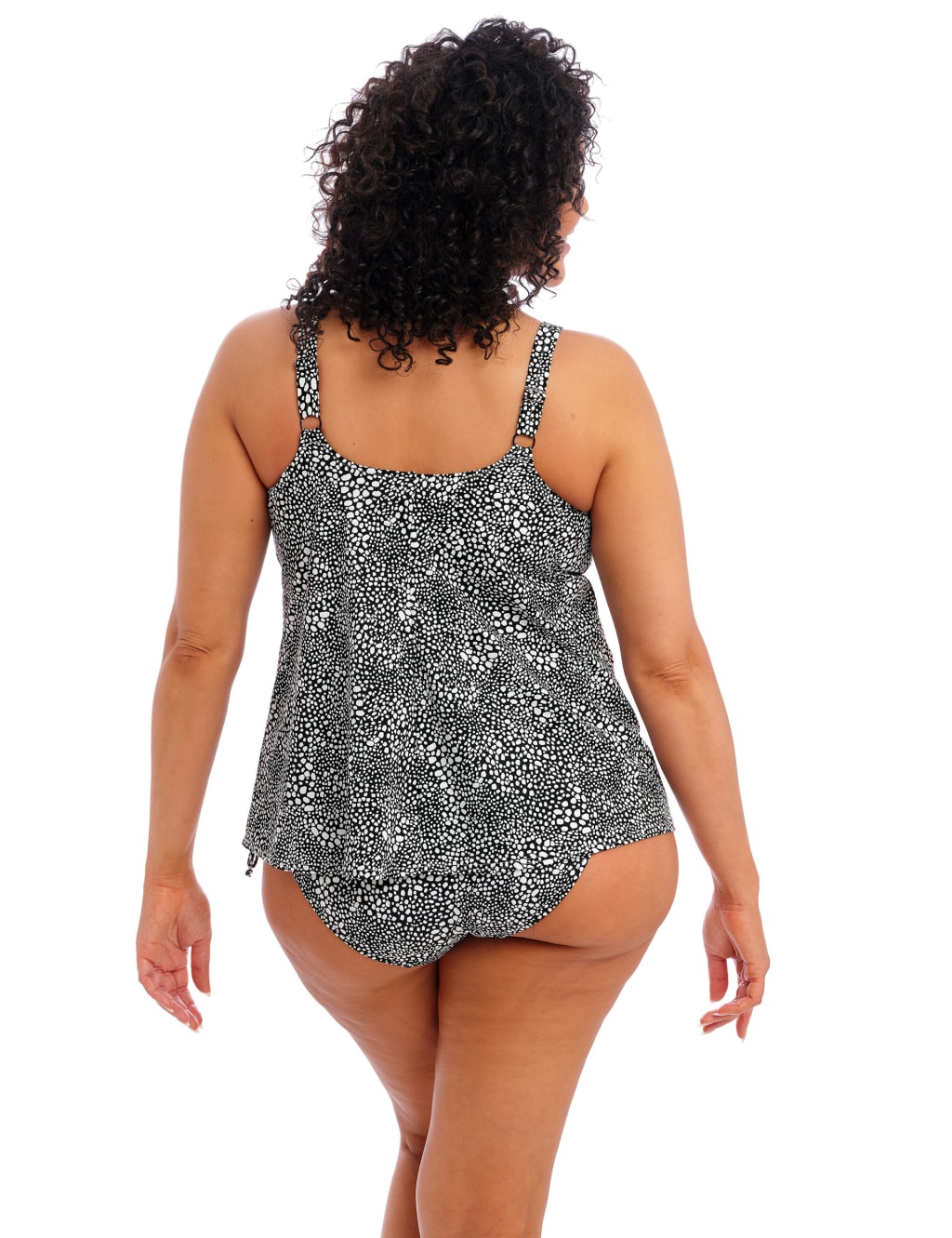 Pebble Cove Printed Padded Tankini Top 3 of 4