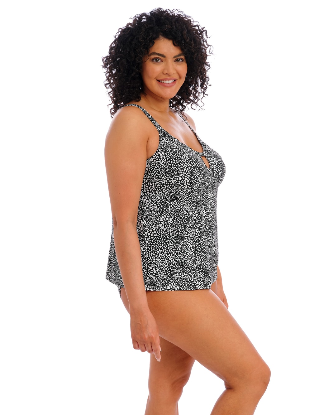 Pebble Cove Printed Padded Tankini Top 4 of 4