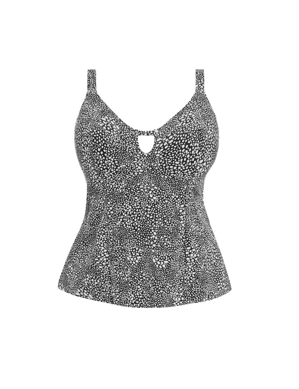 Pebble Cove Printed Padded Tankini Top 2 of 4