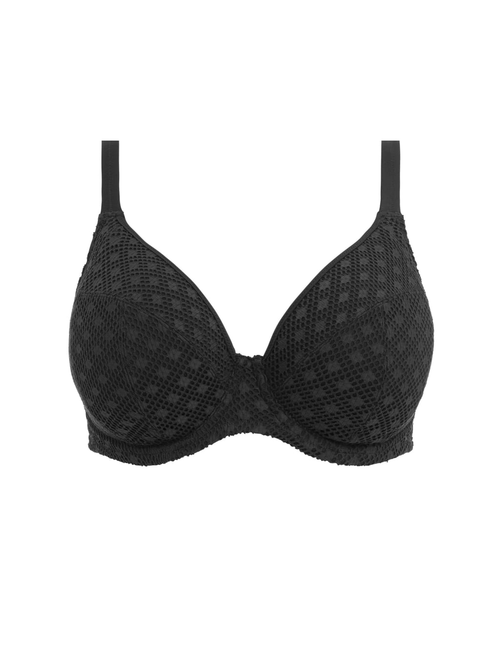 Bazaruto Textured Wired Plunge Bikini Top 2 of 5