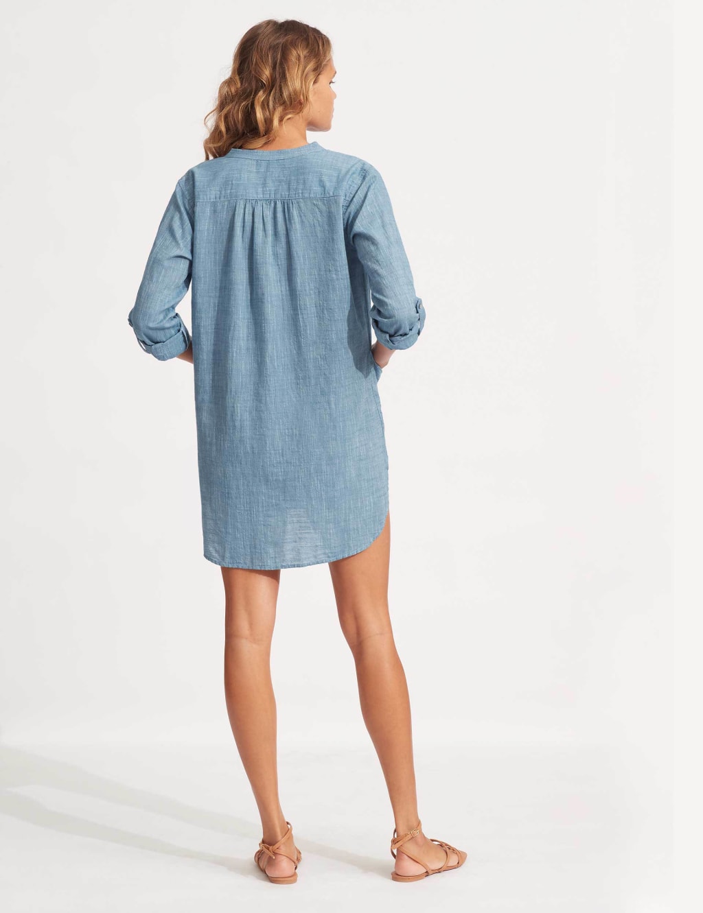 Cotton shirt beach cover up 2025