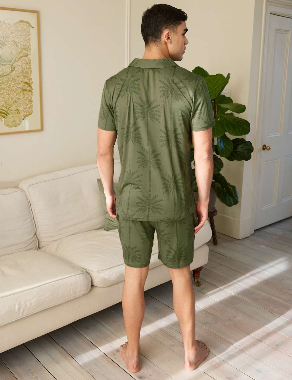 Palm Print Pyjama Set 2 of 5