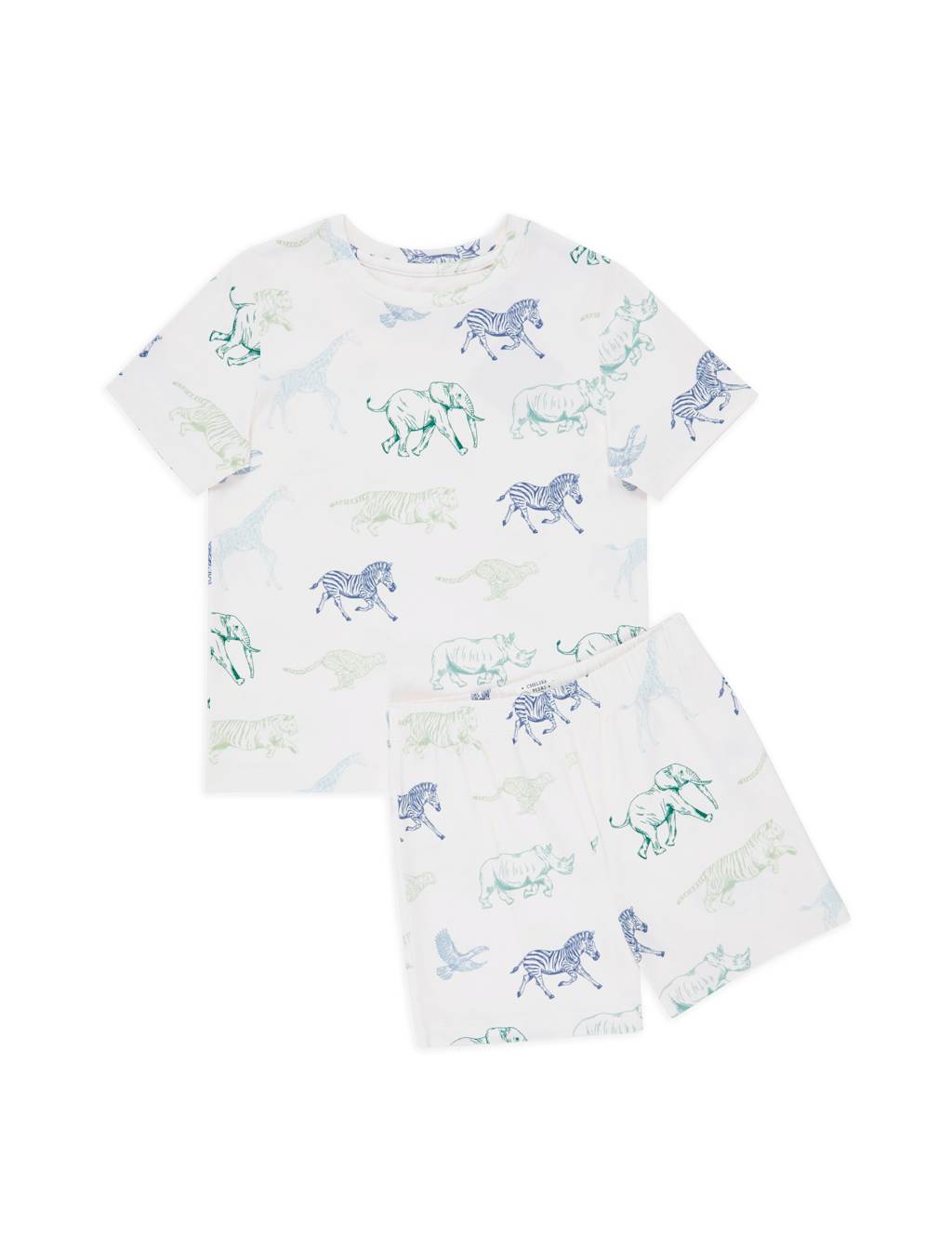 Safari Animal Print Pyjamas (1-12 Yrs) 2 of 3