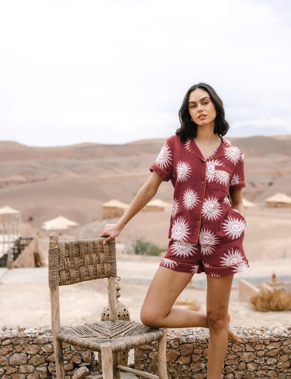 Pure Cotton Sun Print Shortie Set 3 of 8